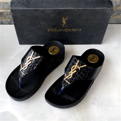 ysl slides sale|ysl flip flops.